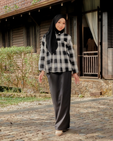 Melur - Checkered Black